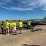 Nuestra primera visita oficial al Aeropuerto de Badajoz (LEBZ) Visita LEBZ